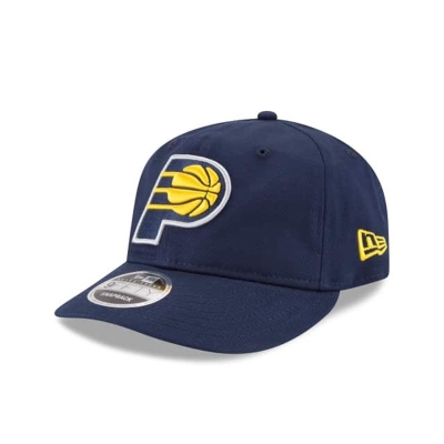 Blue Indiana Pacers Hat - New Era NBA Team Choice Retro Crown 9FIFTY Snapback Caps USA9015378